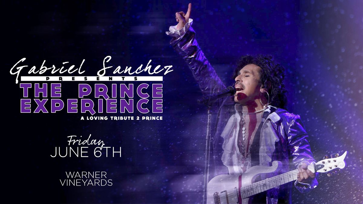 The Prince Experience starring Gabriel Sanchez at Warner Vineyards