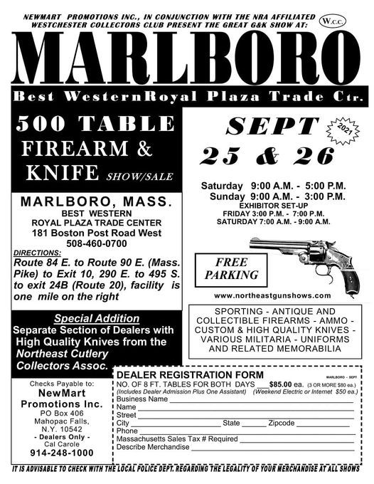 Marlboro Gun and Knife Show