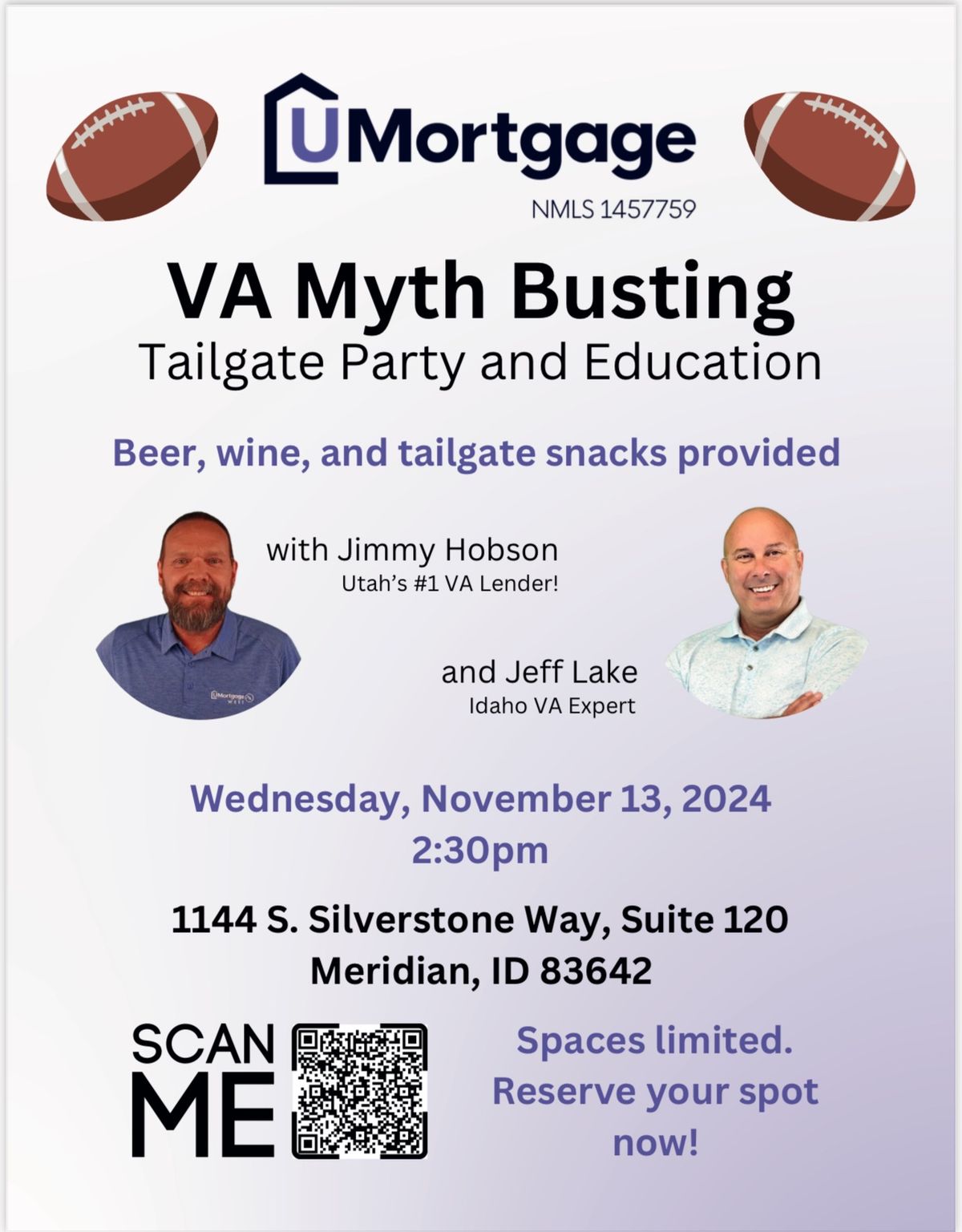 VA Myth Busting Tailgate Party and Education