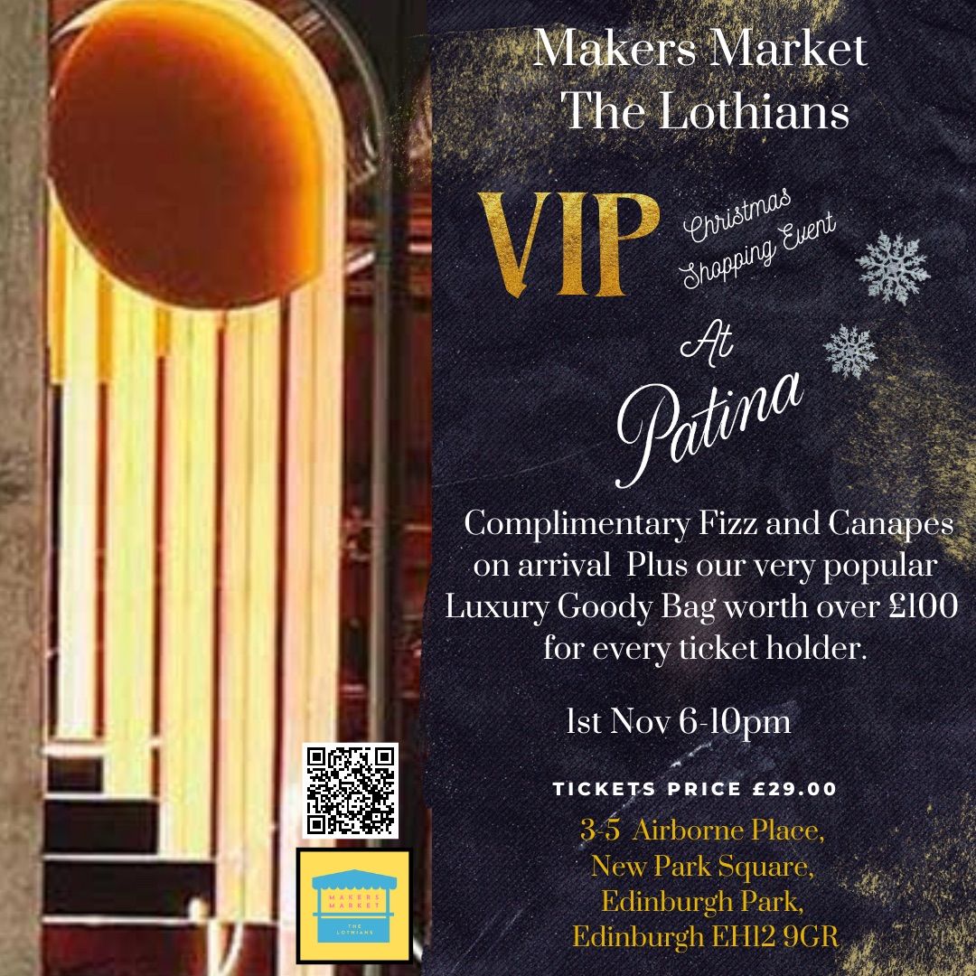 VIP Christmas Shopping Event at Patina Edinburgh