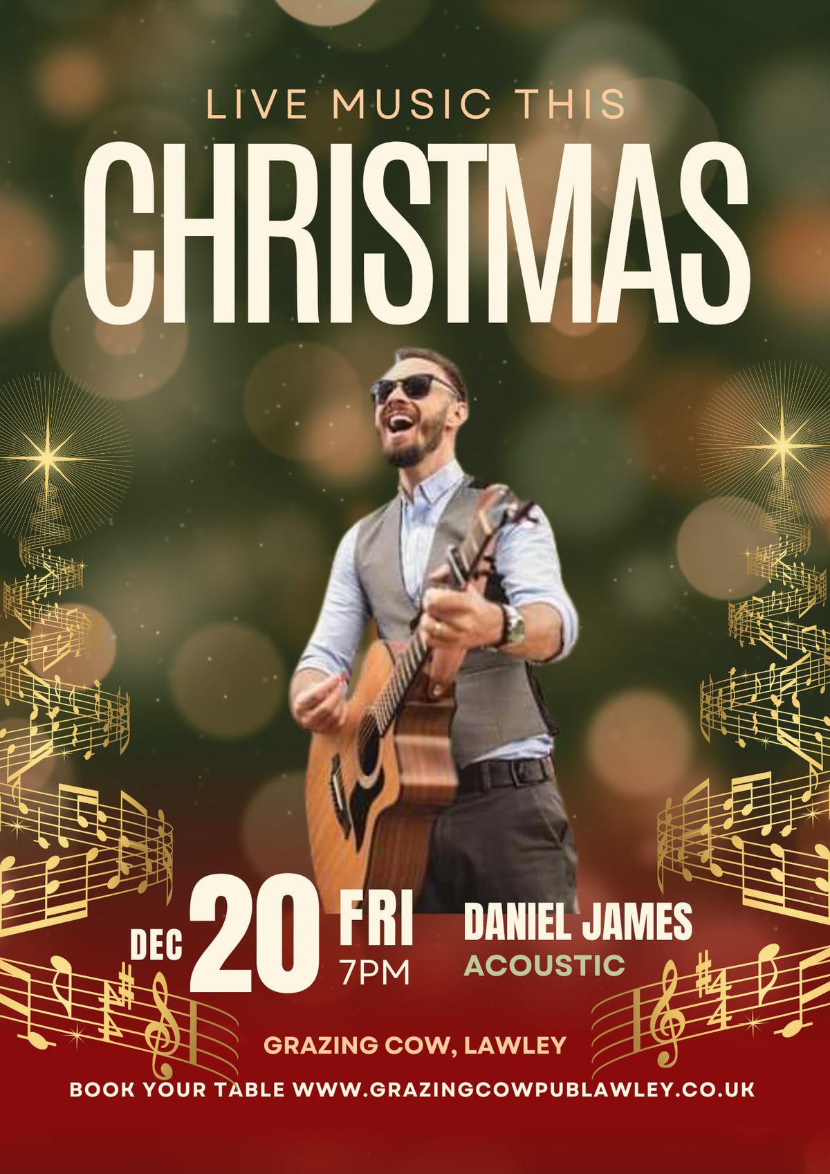 Mad Friday Live Music Night with Daniel James Acoustic