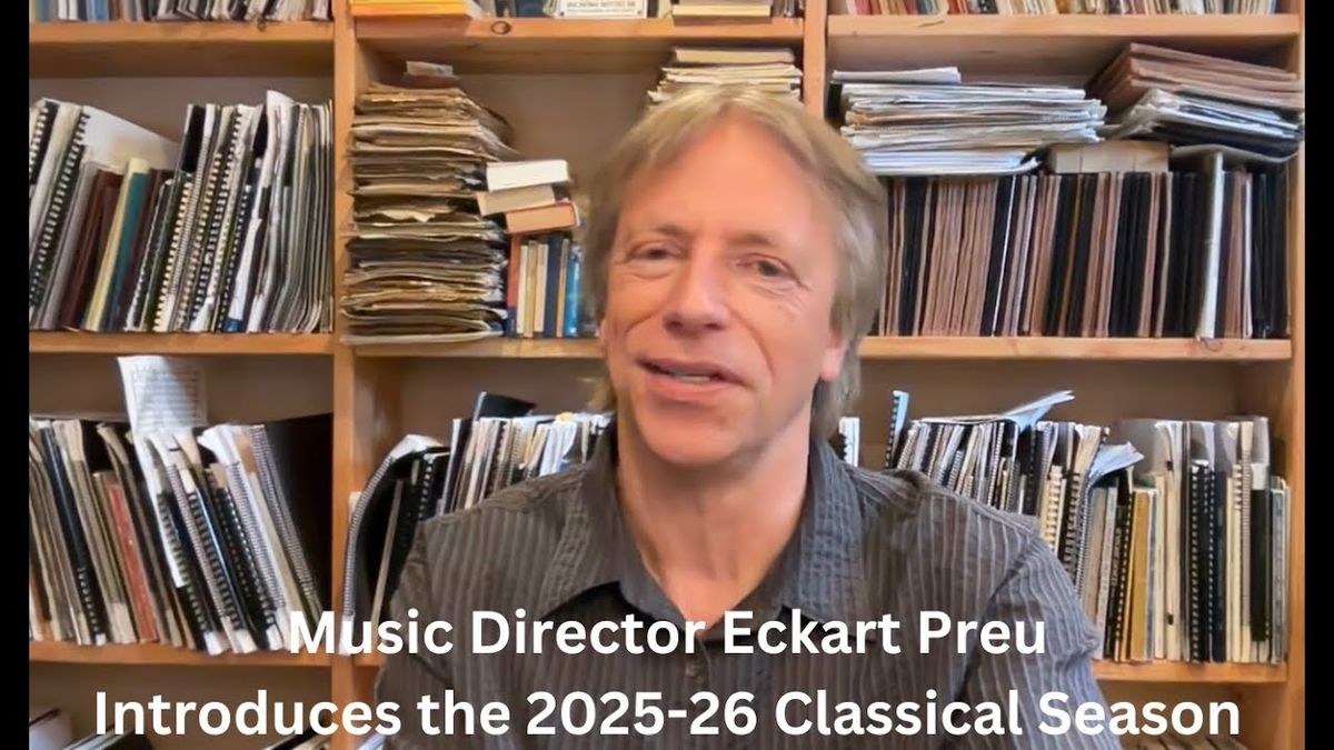 Long Beach Symphony: Eckart Preu - Beethoven Bach & Beyond