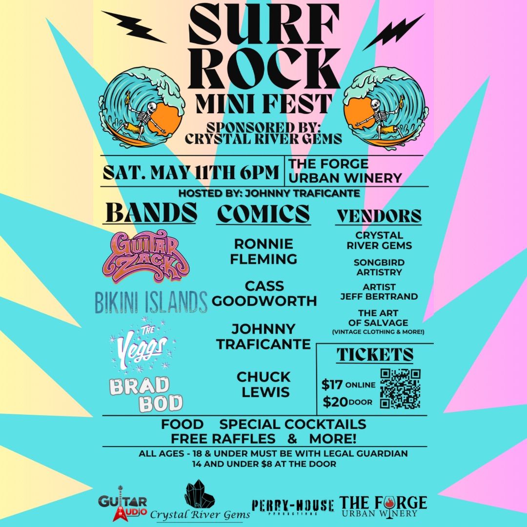 Surf Rock Mini Fest Sponsored By Crystal River Gems