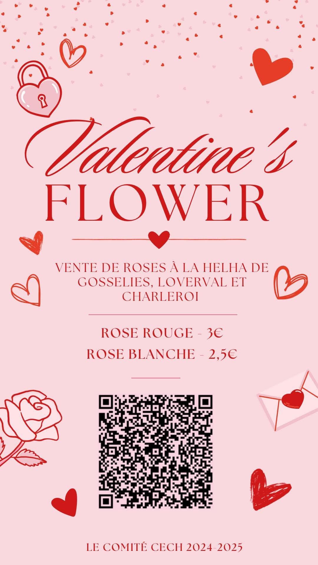 Vente de roses HELHa 