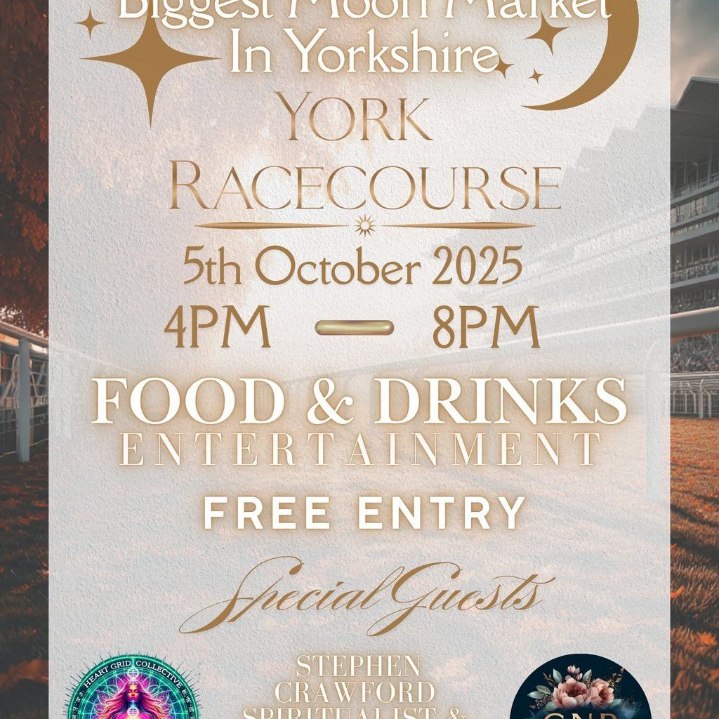 York Racecourse BIGGEST MOON MARKET in Yorkshire