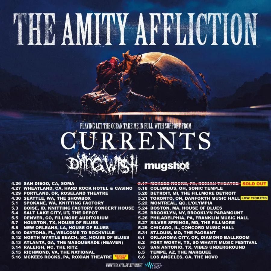 The Amity Affliction at House of Blues New Orleans