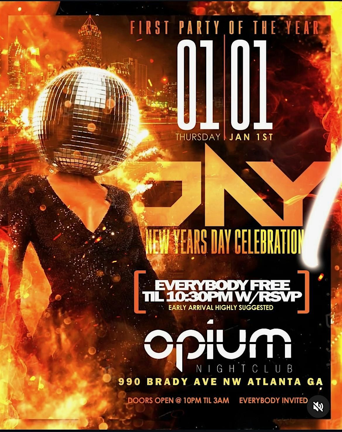 NEW YEARS DAY CELEBRATION @ OPIUM