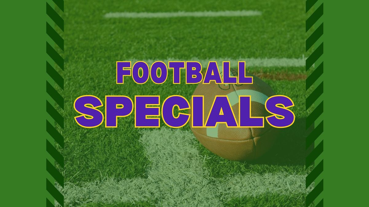 Game Day Specials 