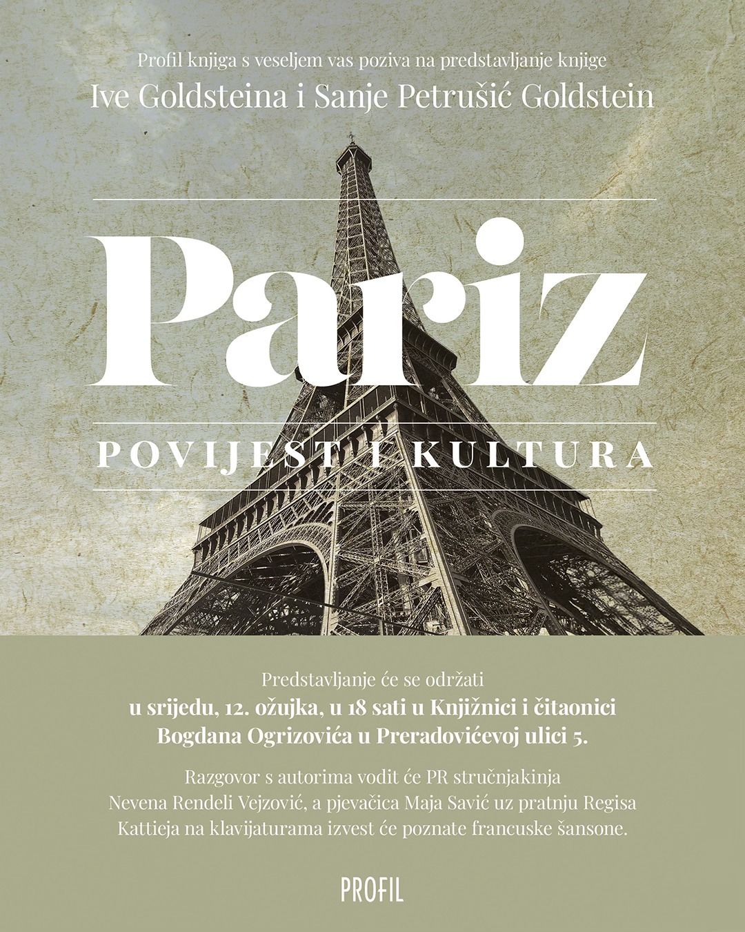 Predstavljanje knjige "Pariz, povijest i kultura"