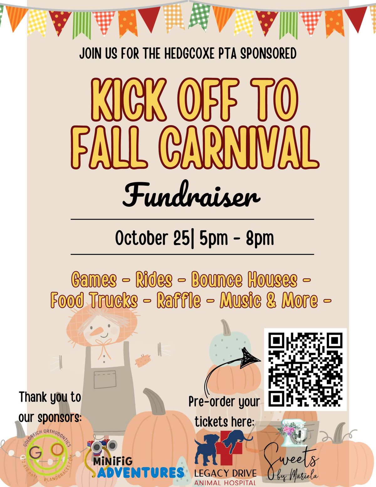 HEDGCOXE PTA SPONSORED KICK OFF TO FALL CARNIVAL