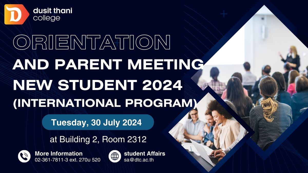 Orientation and Parent Meeting (International Program)