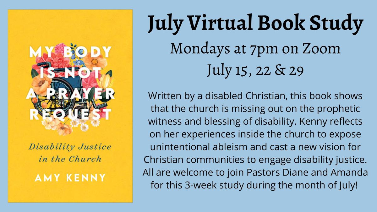 St. Paul's July Book Study