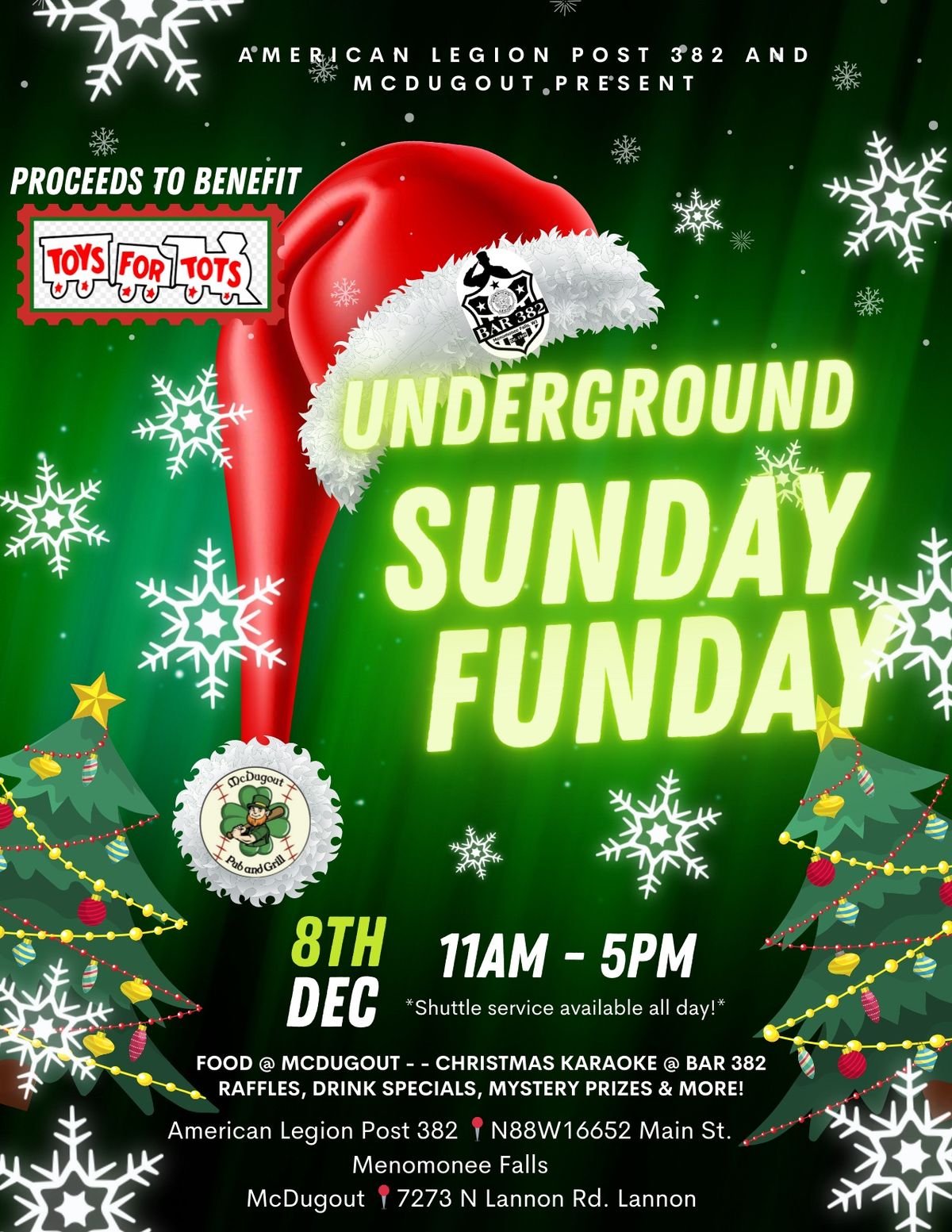 Underground Sunday Funday! 