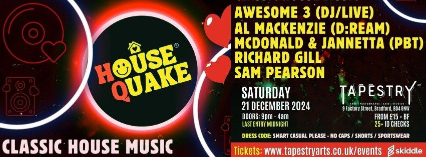 HouseQuake (Xmas Special) Club Classics & House Anthems \u2013 Awesome 3 \/ Al Mackenzie