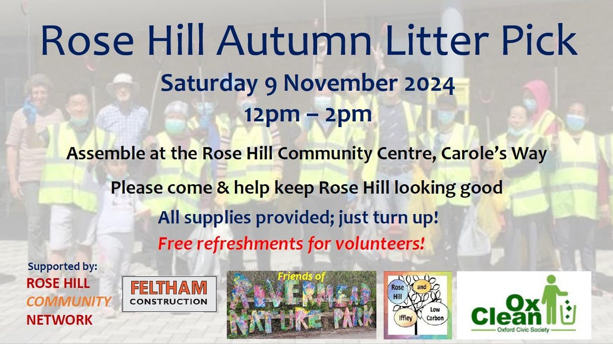 Rose Hill Autumn Litter Pick