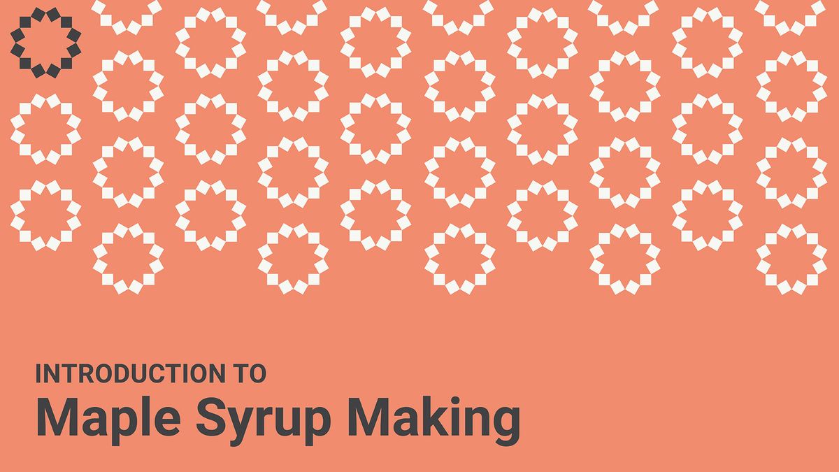 Introduction to Maple Syrup Making