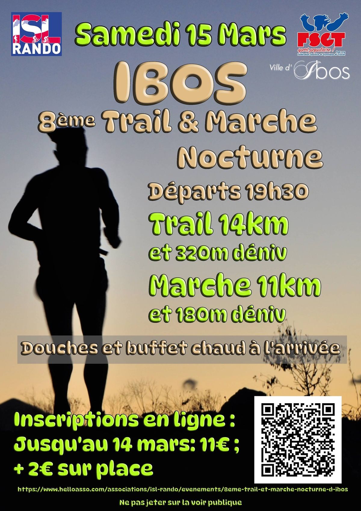 8\u00e8me Trail & Marche nocturne d'IBOS