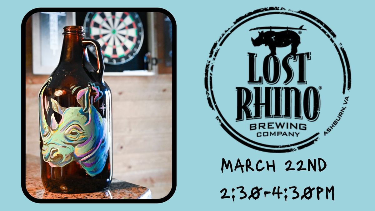 Growler Painting @ Lost Rhino Brewery 