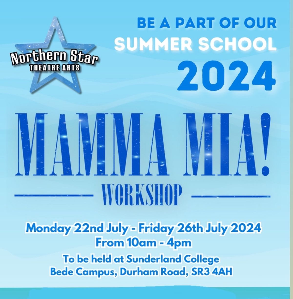 \u2018Mamma Mia\u2019 Summer Workshop