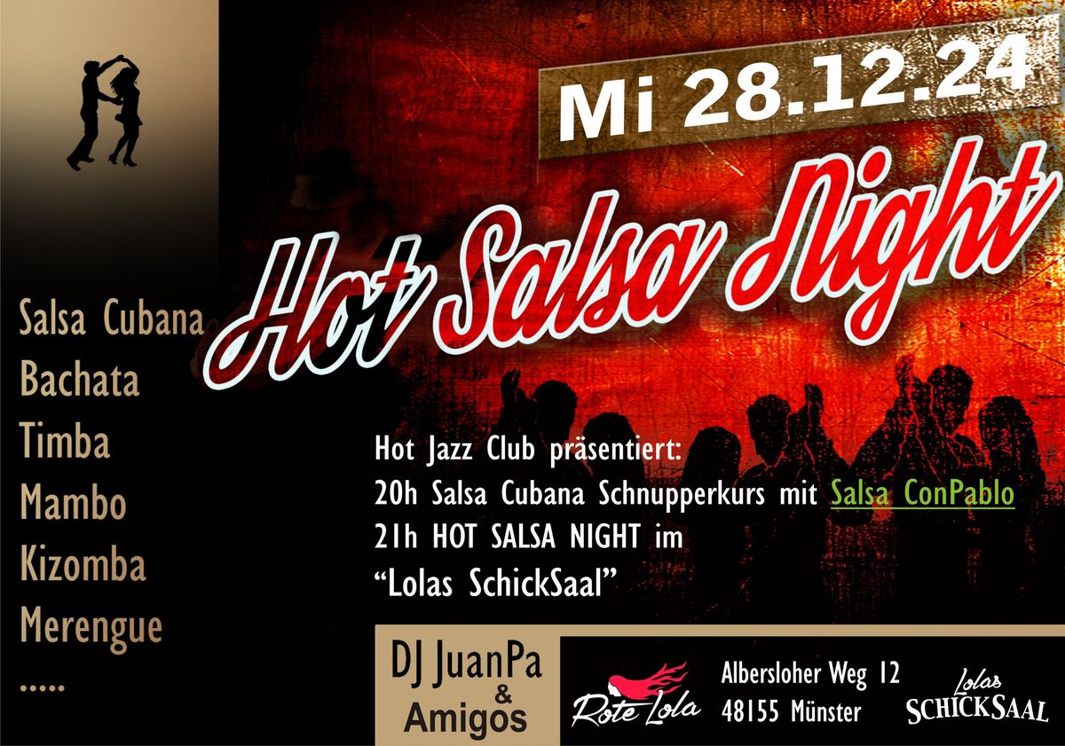 Hot Salsa Night im Lolas SchickSaal - M\u00fcnster