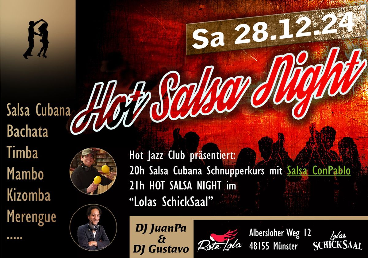 Hot Salsa Night im Lolas SchickSaal - M\u00fcnster