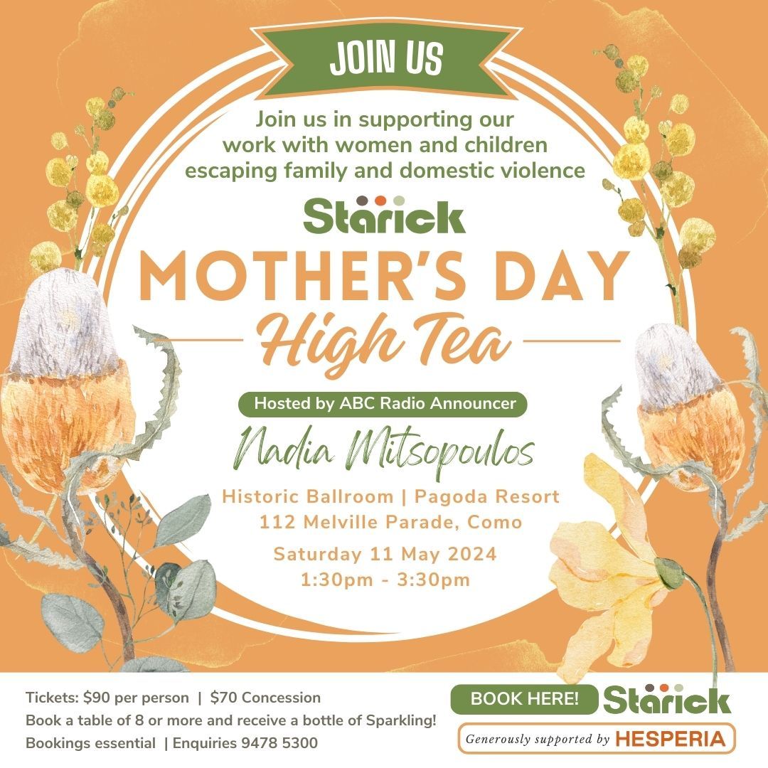 Starick's Mother's Day High Tea 2024