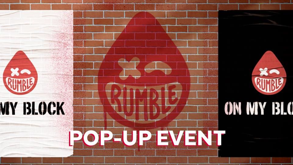 Rumble ON MY BLOCK pop-up workout