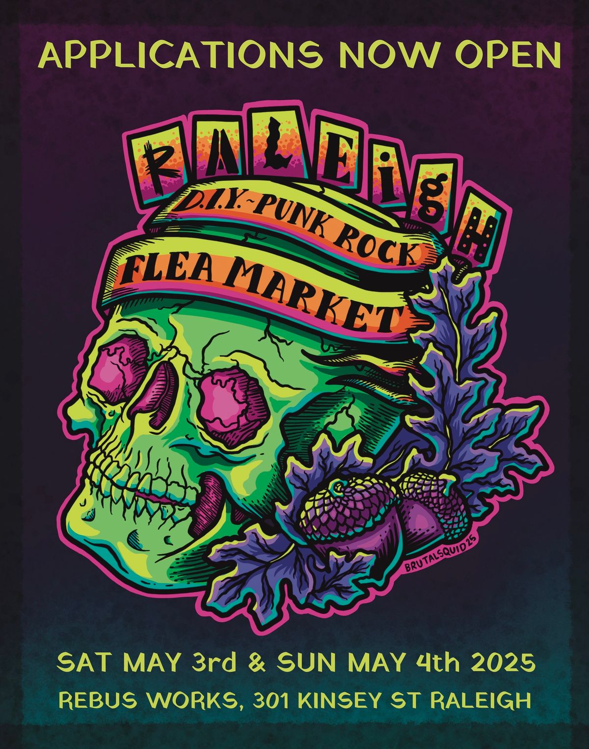 Raleigh DIY Punk Rock Flea Market - RDPRFM Spring 2025!