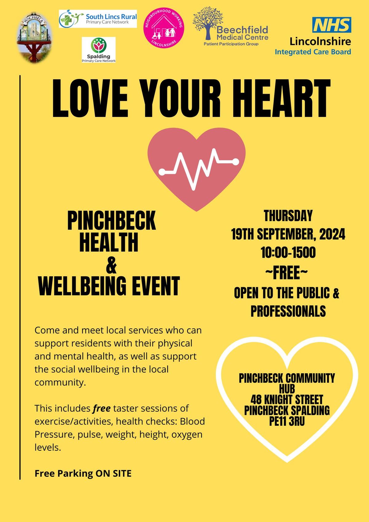 Love Your Heart \u2764 - Pinchbeck Health & Wellbeing Event