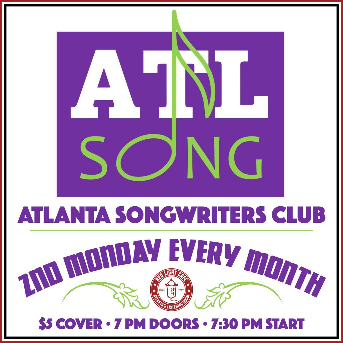 Atlanta Songwriters Club Meet Up