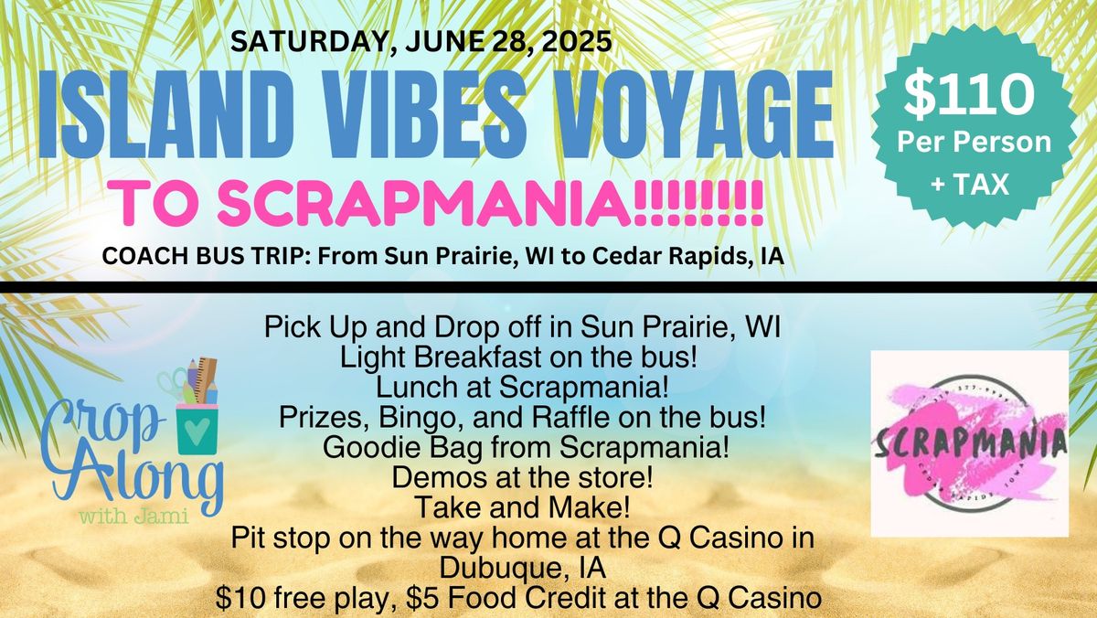 (Available spots) Island Vibes Voyage - Bus Trip to Scrapmania