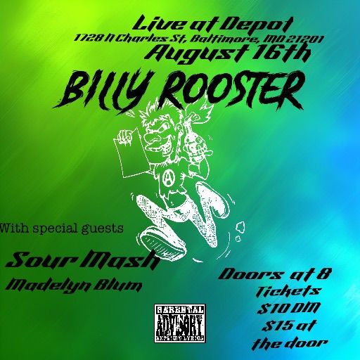 Billy Rooster live at Depot