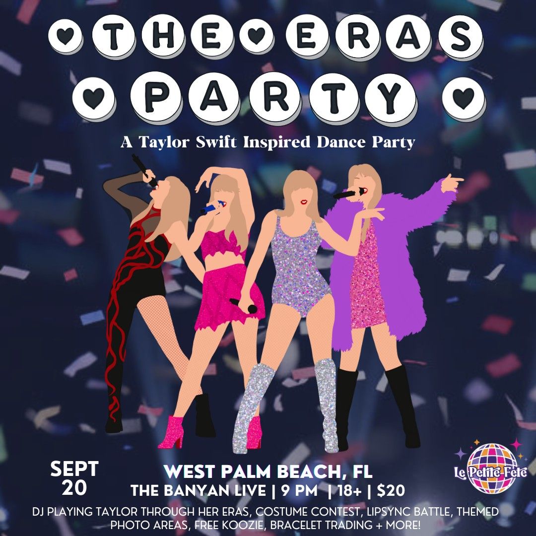 The Eras Party, A Taylor Swift Inspired Dance Night in West Palm Beach