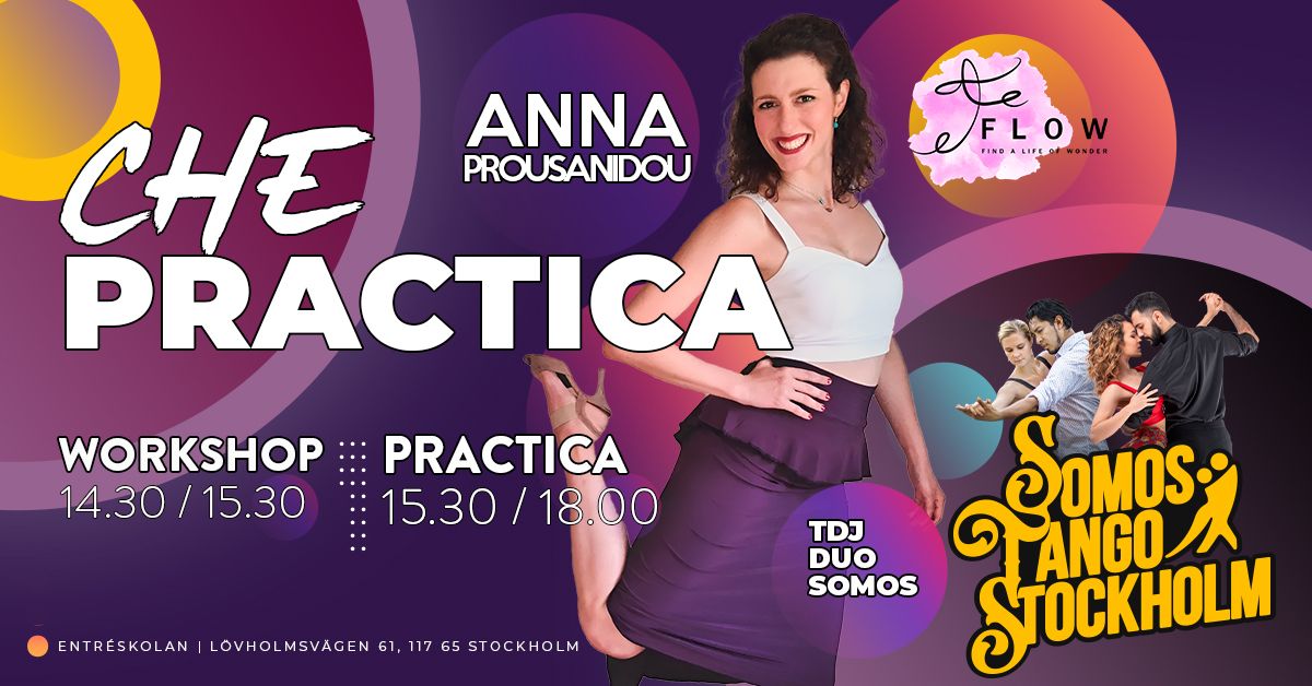 \ud83c\udf1f Somos Tango  with Guest Teacher Anna Prousanidou +Show (Anna & Juampi) \ud83c\udf1f