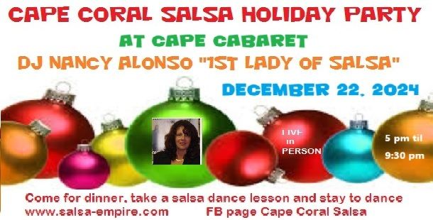 CAPE CORAL SALSA HOLIDAY PARTY