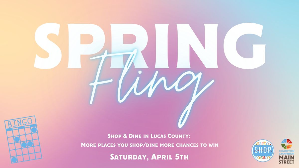 First Saturday Dine & Shop- Spring Fling 