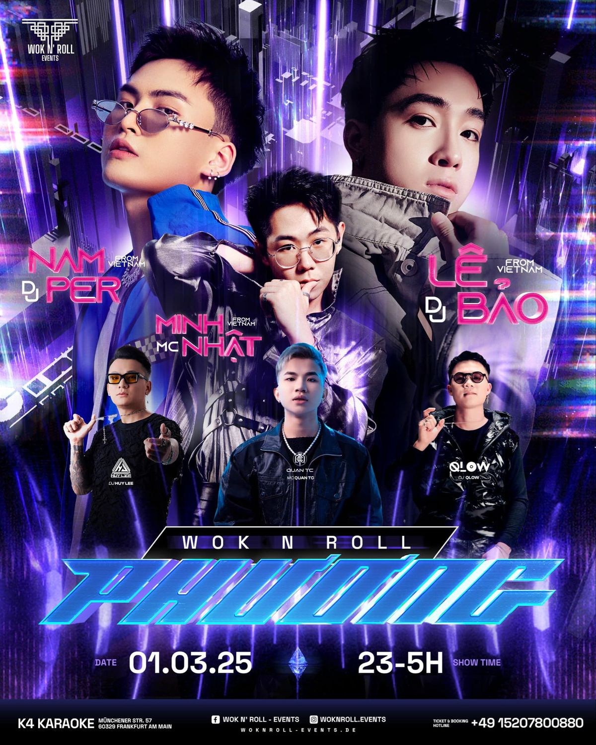 01|03 WOK N' ROLL - PH\u01af\u01a0NG w\/ "LE BAO & NAM PER & MINH NHAT" #FRANKFURT @K4 FRANKFURT