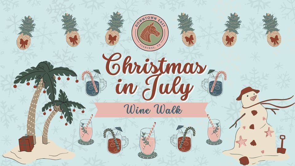 Christmas in July - Meet Summer Santa and Wine Walk