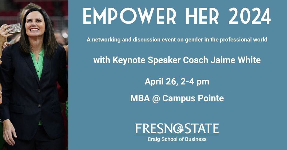 Empower Her 2024 with keynote speaker Coach Jaime White
