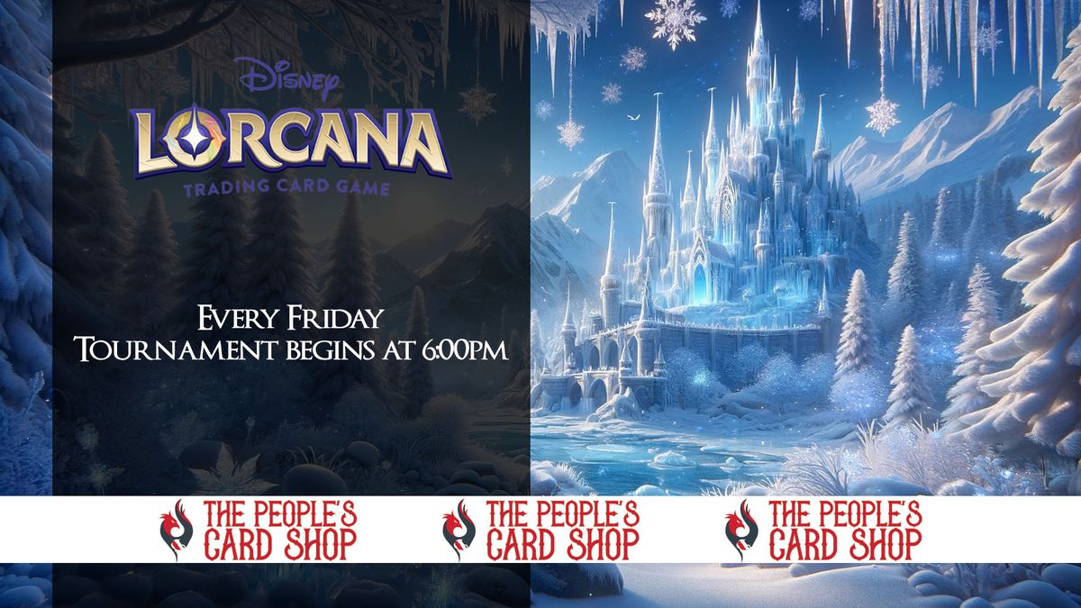 Friday Disney Lorcana Tournament at The People\u2019s Card Shop