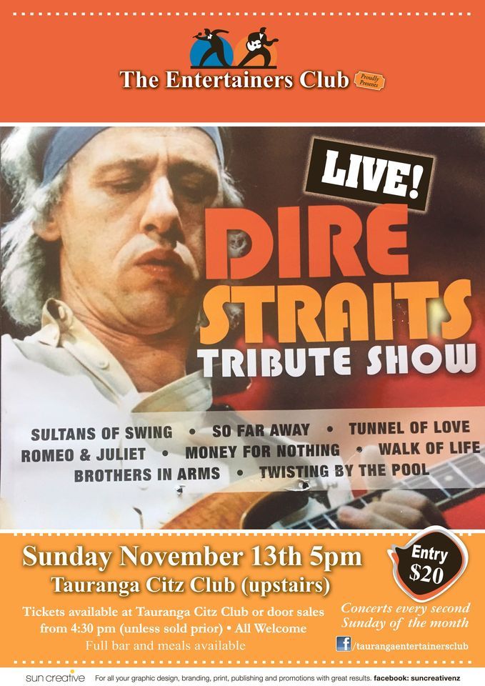 Dire Straits Tribute Show, Tauranga Citizens Club, 13 November 2022