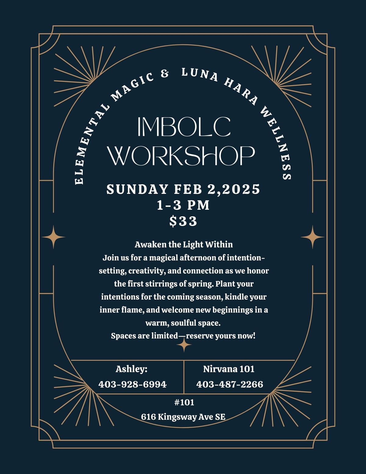 Imbolc Workshop 