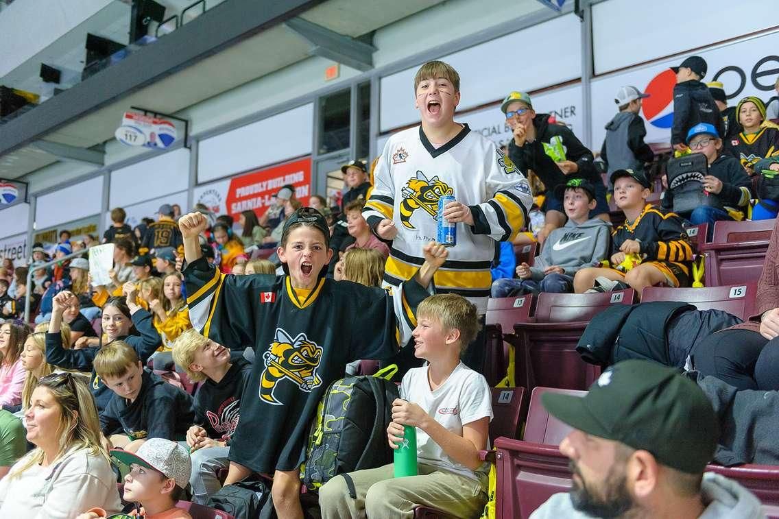 Flint Firebirds at Sarnia Sting