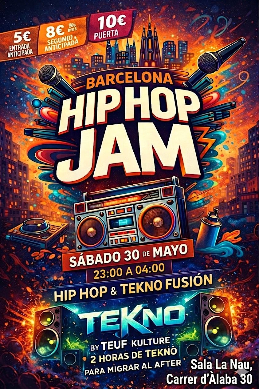 BCN HIPHOP JAM X TEKNO FUSION