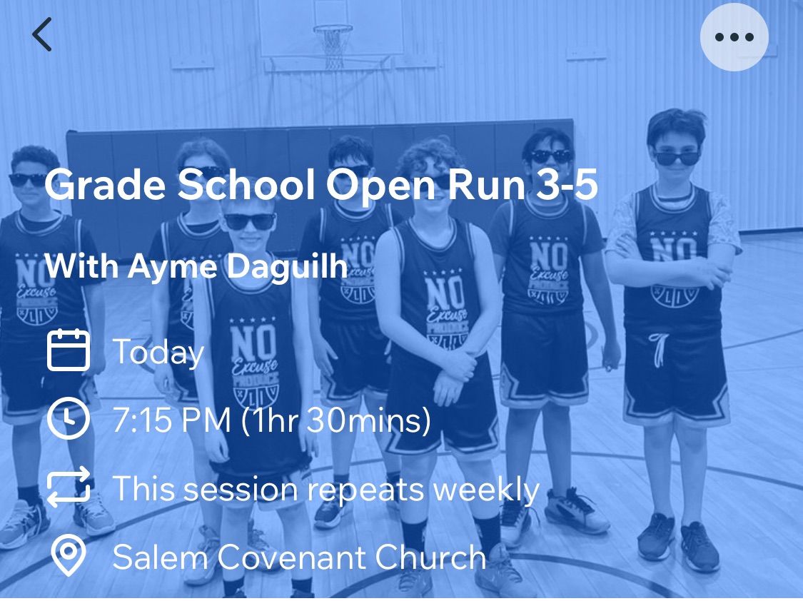 Grade School Open Gym 3-5th 