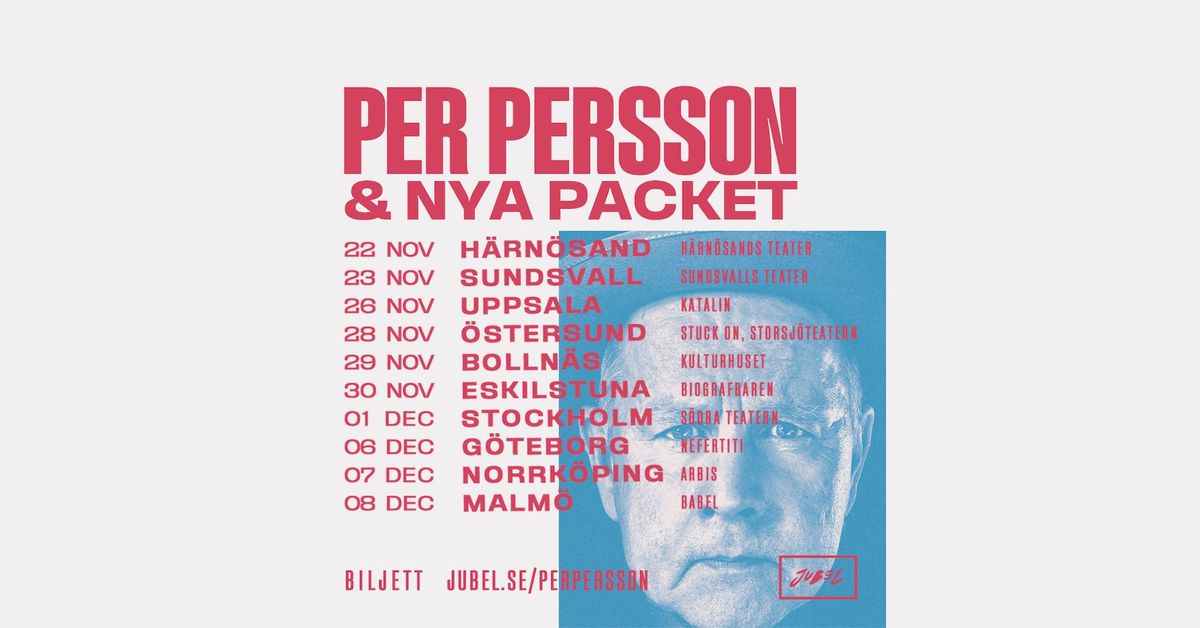 Per Persson & Nya Packet (SE) LIVE p\u00e5 Babel - 8 december