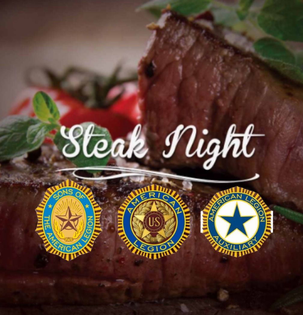 STEAK NIGHT 5:30 KARAOKE @ 8pm 