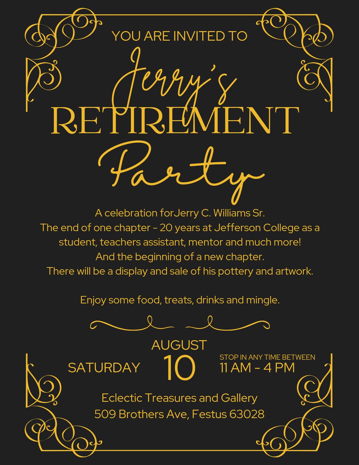 Jerry's Retirement Party