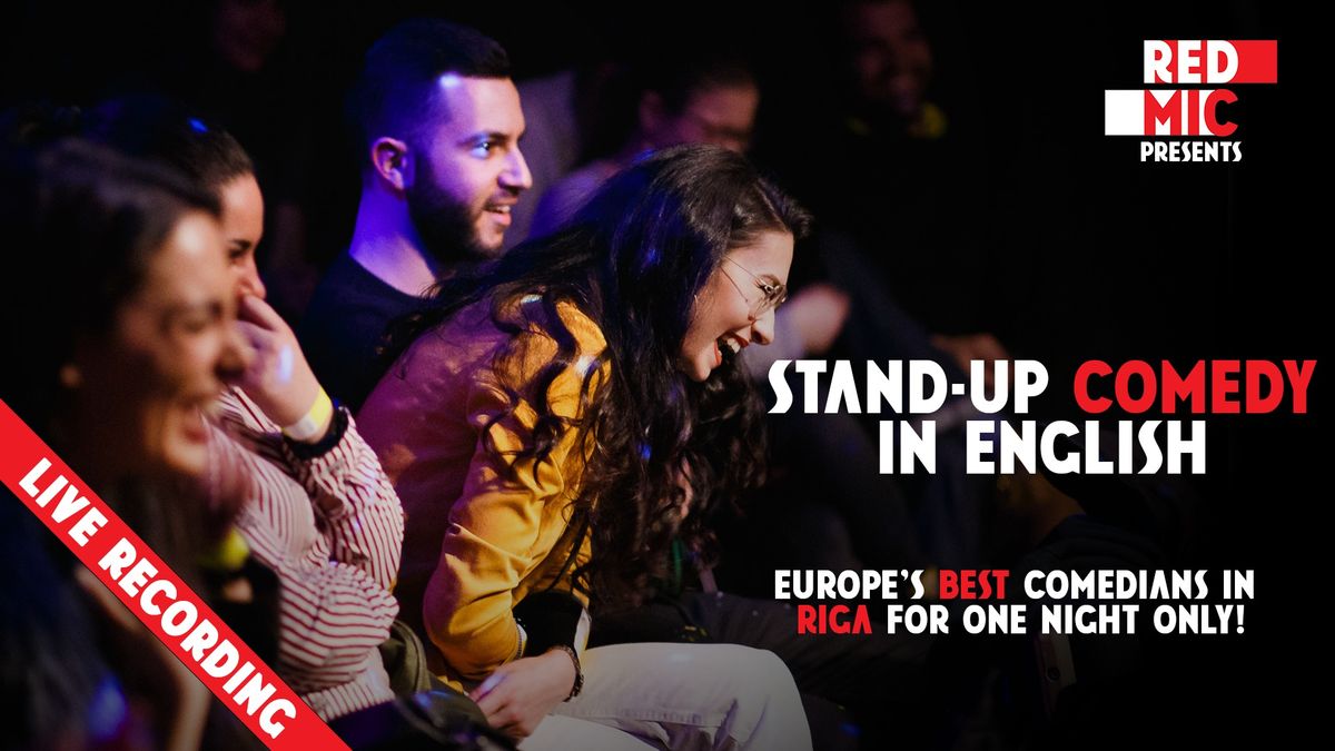 RED MIC \u2022 Riga \u2022 Stand up Comedy in English