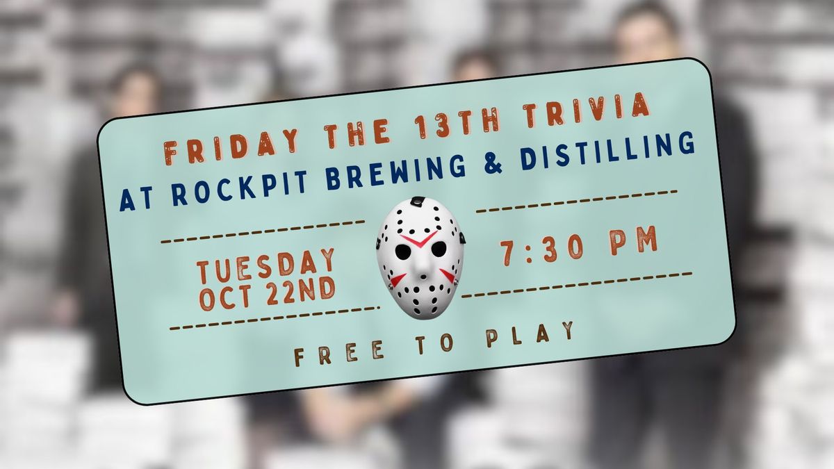 Friday The 13th Trivia